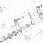 001 - SKANDIC SPORT 600 EFI - North America 04- drive - system