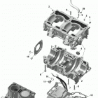 012 - SUMMIT 850 E-TEC Turbo - X with EXPERT Package - 165 01- rotax - crankcase - turbo