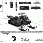 009 - SUMMIT 850 E-TEC - X with EXPERT Package - 175 07- body - decals