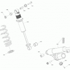 009 - SUMMIT 850 E-TEC - X with EXPERT Package - 175 05- suspension - rear shocks