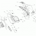 003 - SUMMIT 850 E-TEC - X - North America 07- body - side panels