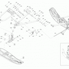 006 - MXZ 850 E-TEC - X - North America 05- suspension - front - ski pilot tx