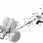 002 - BACKCOUNTRY 600R E-TEC - STD - North America 01- rotax - engine cooling except shot
