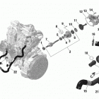 001 - SUMMIT 600R E-TEC - SP - North America 01- rotax - engine cooling shot