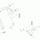 002 - FREERIDE 154 850 E-TEC - Europe 05- suspension - rear shocks