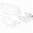 008 - MXZ 600RS - North America 07- body - seat - racing sled