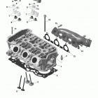 005 - EXPEDITION LE 900 ACE - North America 01- rotax - cylinder head and exhaust manifold