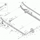003 - SUMMIT 850 E-TEC - X - North America 05- suspension - rear - lower section