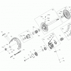 002 - SKANDIC WT 600 EFI - North America 04- drive - pulley