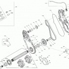 007 - SUMMIT 850 E-TEC - X with EXPERT Package - 165 04- drive - system