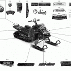011 - SUMMIT 850 E-TEC Turbo - X with EXPERT Package - 154 07- body - decals