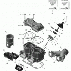 001 - SUMMIT 600 CARB - North America 01- engine - cylinder and cylinder head - 600 carb
