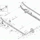 003 - SUMMIT 850 E-TEC - SP - North America 08- suspension, rear - lower section  - except model 146...