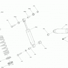 001 - MXZ 600 CARB - North America 08- suspension, rear - shocks