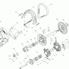 002 - MXZ 850 E-TEC - Europe 05- pulley - system