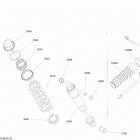 001 - GRAND TOURING 600R E-TEC - North America 08- suspension, rear - shocks