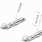 002 - SKANDIC WT 600HO E-TEC - North America 07- suspension, front - shocks