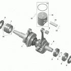 005 - SUMMIT 850 E-TEC - EXPERT - North America 01- engine - crankshaft and pistons - 850 e-tec