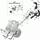 005 - SUMMIT 850 E-TEC - EXPERT - North America 01- engine - cooling - 850 e-tec