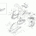 002 - RENEGADE 850 E-TEC - Europe 09- body - hood section - xrs - deep black