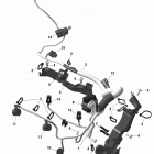 009 - MXZ 600RS - North America 10- electric - engine harness -  598 rs