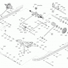 002 - MXZ 850 E-TEC - Europe 08- suspension, rear - upper section