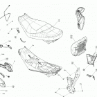 003 - GRAND TOURING 900 ACE - North America 09- seat - main section - sport