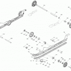 001 - RENEGADE 600 CARB - North America 08- suspension, rear - upper section