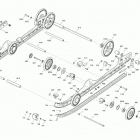 001 - MXZ 600R E-TEC - Europe 08- suspension, rear - lower section - iron dog