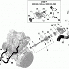 002 - SUMMIT 600R E-TEC - North America 01- engine - cooling - 600r e-tec