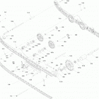 001 - FREERIDE 146 850 E-TEC - Europe 08- suspension, rear - lower section
