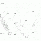 003 - GRAND TOURING 900 ACE - North America 08- suspension, rear - shocks - sport