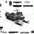 002 - SUMMIT 600R E-TEC - North America 09- body - decals - sp - 154