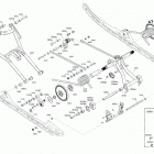 014 - RENEGADE 850 E-TEC - XRS rMotion X - North America 08- suspension, rear -  upper section