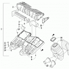 BEARCAT XT BLUE INTERNATIONAL [S2019BCDWTNAL] Air silencer assembly [105578]