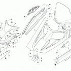 LYNX LT BLACK [S2019LXDLTUSB] Hood, windshield, and front bumper assembly [105582]