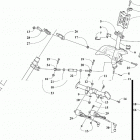 M 6000 ALPHA ONE ES 154 CHARCOAL [S2020M6DA1USB] Steering post assembly [108209]