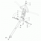 PANTERA 7000 XT LTD BLACK [S2019PTUWLUSB] Steering post assembly [106929]