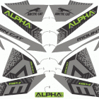 M 8000 MOUNTAIN CAT ALPHA ONE ES 154 SILVER [S2020M8HA3USS] Decals [108135]