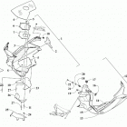 RIOT 6000 ES 146 CHARCOAL [S2020RTDLXUSB] Skid plate assembly [107901]