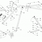 M 6000 ALPHA ONE ES 154 CHARCOAL [S2020M6DA1USB] Steering support assembly [108211]