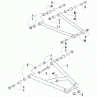 BEARCAT XT BLUE INTERNATIONAL [S2019BCDWTNAL] A-arm assembly [97507]