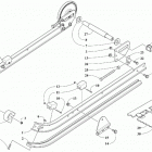 ZR 200 ES RED [S2020ZRAACUSR] Slide rail, idler wheels, and track assembly [108175]