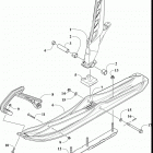 ZR 6000 LTD ES 137 iACT GREEN [S2020ZXDQSUSG] Ski and spindle assembly [107907]
