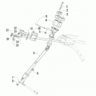 BEARCAT XT BLUE INTERNATIONAL [S2019BCDWTNAL] Steering post assembly [94834]