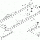 BEARCAT XT BLUE INTERNATIONAL [S2019BCDWTNAL] Slide rail and track assembly [107555]