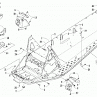 LYNX LT BLACK [S2019LXDLTUSB] Chassis assembly [104331]