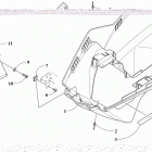 ZR 200 ES RED [S2020ZRAACUSR] Belly pan assembly [107951]
