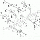 BEARCAT XT BLUE INTERNATIONAL [S2019BCDWTNAL] Idler wheel assembly [105568]