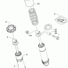 NORSEMAN 8000 X ES 153 RED INTERNATIONAL [S2020BCHLDOSR] Rear suspension front arm shock absorber [108196]